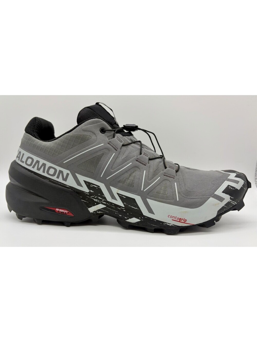 Salomon Speedcross 6 Men’s 12.5 Quiet Shade Gray Trail Running Shoes 417380